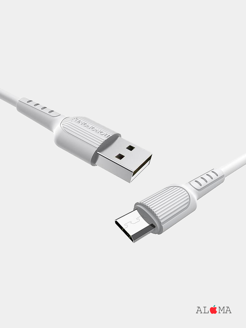 Кабель для андроид Borofone BX16 Micro-USB, 2.4А купить по цене 184 ₽ в  интернет-магазине Магнит Маркет