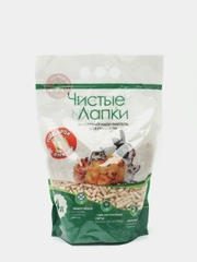 Наполнитель для грызунов, 4 литра -  Чистые лапки древесный наполнитель