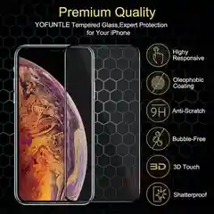Защитное стекло 10D для моделей Apple iPhone 11, 11 Pro, 11 Pro Max, XS, XS Max, XR, X, 7/8 Plus, 7/8, 6/6 s, 6 plus/6 s plus