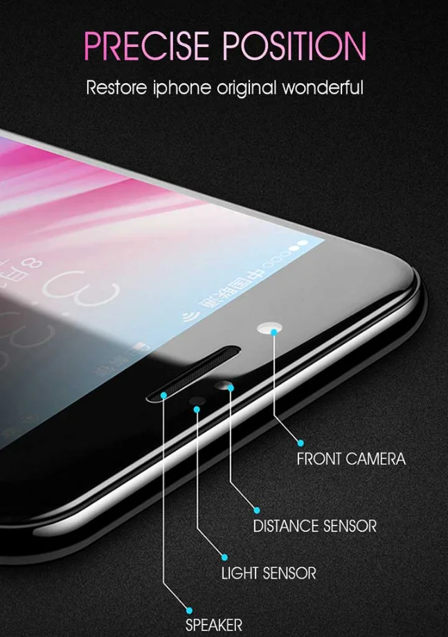 Защитное стекло 10D для моделей Apple iPhone 11, 11 Pro, 11 Pro Max, XS, XS Max, XR, X, 7/8 Plus, 7/8, 6/6 s, 6 plus/6 s plus
