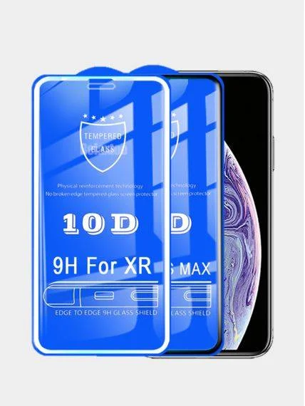 Защитное стекло 10D для моделей Apple iPhone 11, 11 Pro, 11 Pro Max, XS, XS Max, XR, X, 7/8 Plus, 7/8, 6/6 s, 6 plus/6 s plus