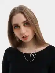 Цепочка  Light Crescent, многослойная, на шею