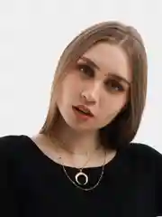 Цепочка  Light Crescent, многослойная, на шею