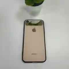 Коричневый чехол на iPhone X / XS