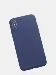Синий чехол на Samsung (Самсунг) S8, S9, S9 plus, S10, S10 plus, S10e