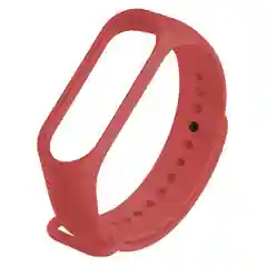 Багровый krutoff / Ремешок силиконовый для Xiaomi Mi Band 3/4 (Сяоми Ми Бэнд 3/4)