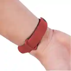 Багровый krutoff / Ремешок силиконовый для Xiaomi Mi Band 3/4 (Сяоми Ми Бэнд 3/4)
