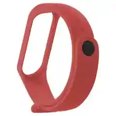 Багровый krutoff / Ремешок силиконовый для Xiaomi Mi Band 3/4 (Сяоми Ми Бэнд 3/4)