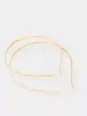 Ободок металл, 5 мм, цвет золото