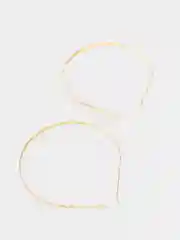 Ободок металл, 5 мм, цвет золото