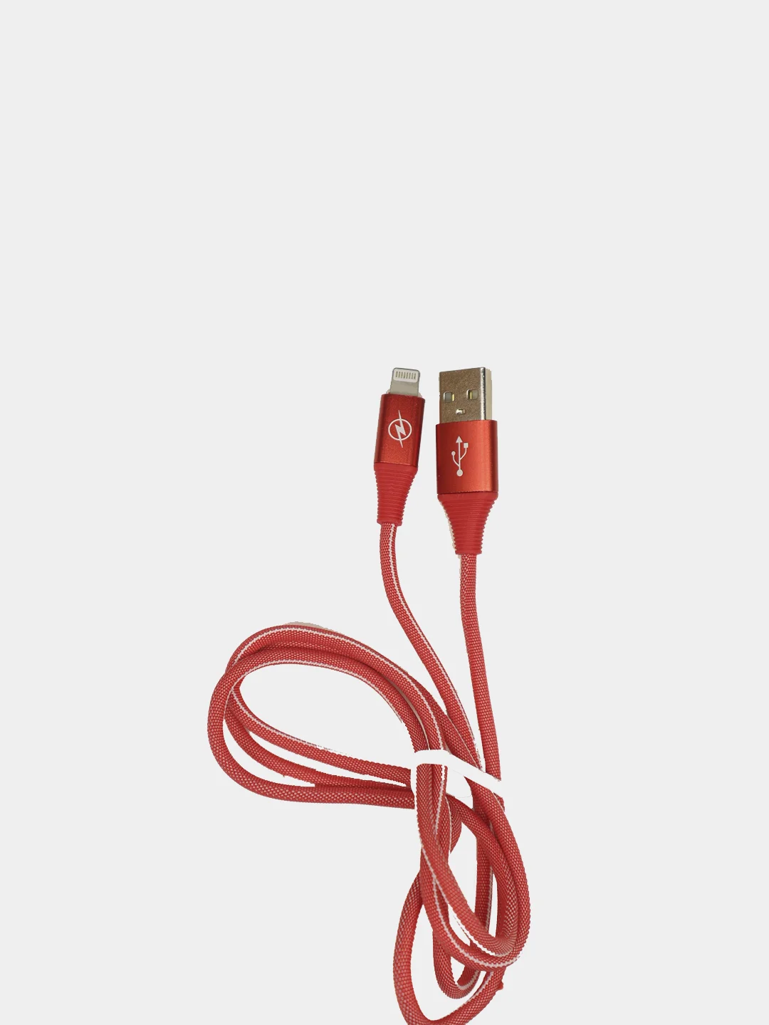 Красный кабель USB-iPhone, Lightning и Android, micro-USB, для зарядки и передачи данных