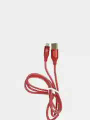 Красный кабель USB-iPhone, Lightning и Android, micro-USB, для зарядки и передачи данных