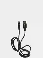 Черный кабель USB-iPhone, Lightning и Android, micro-USB, для зарядки и передачи данных