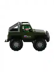 Автомобиль джип "Сафари", военный от фабрики Полесье