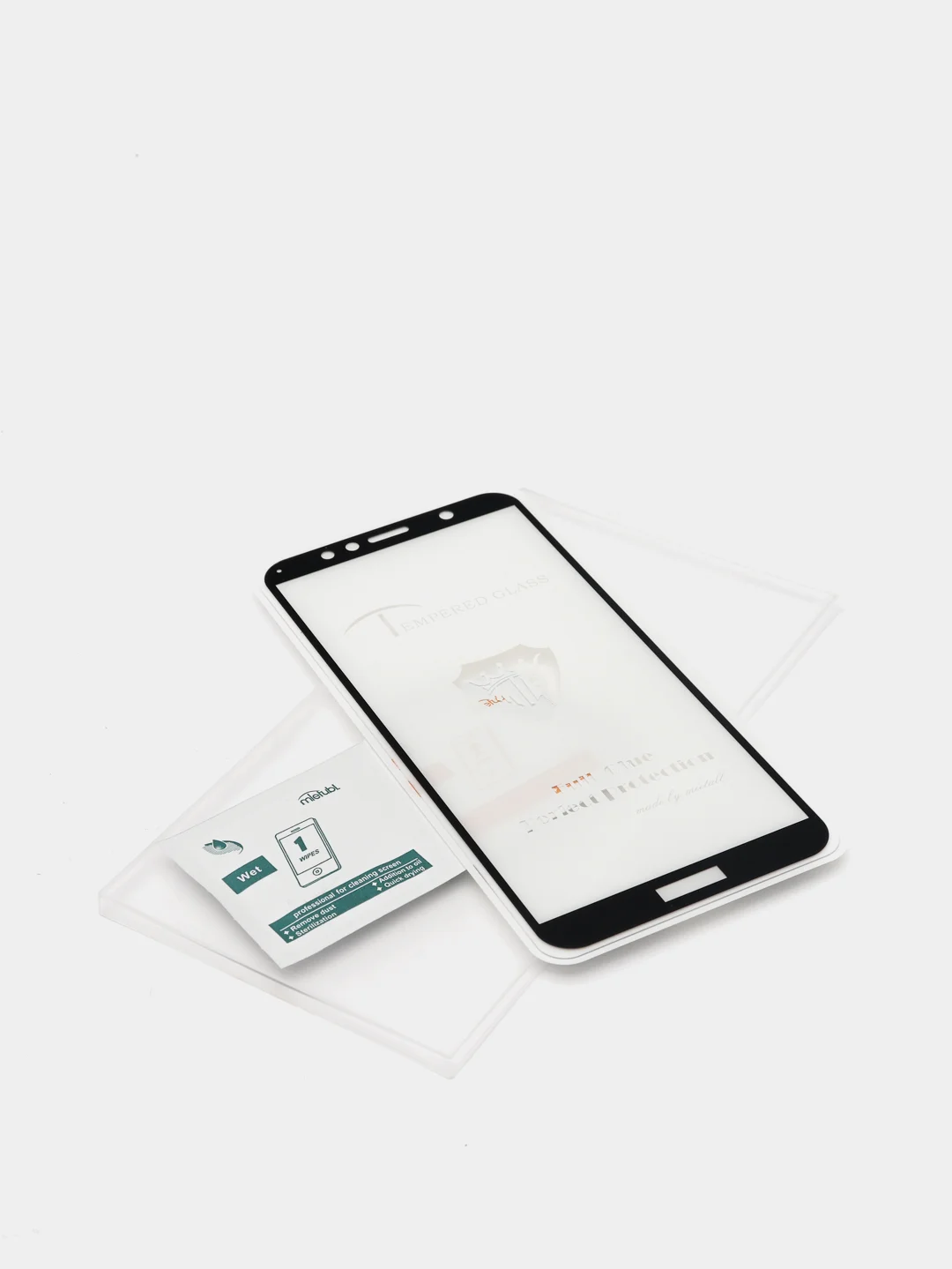 Защитное стекло Mietubl 9H, black, для Huawei Y6 2018, черный