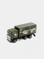 Лесной зеленый машинка военный грузовик с закрытым кузовом