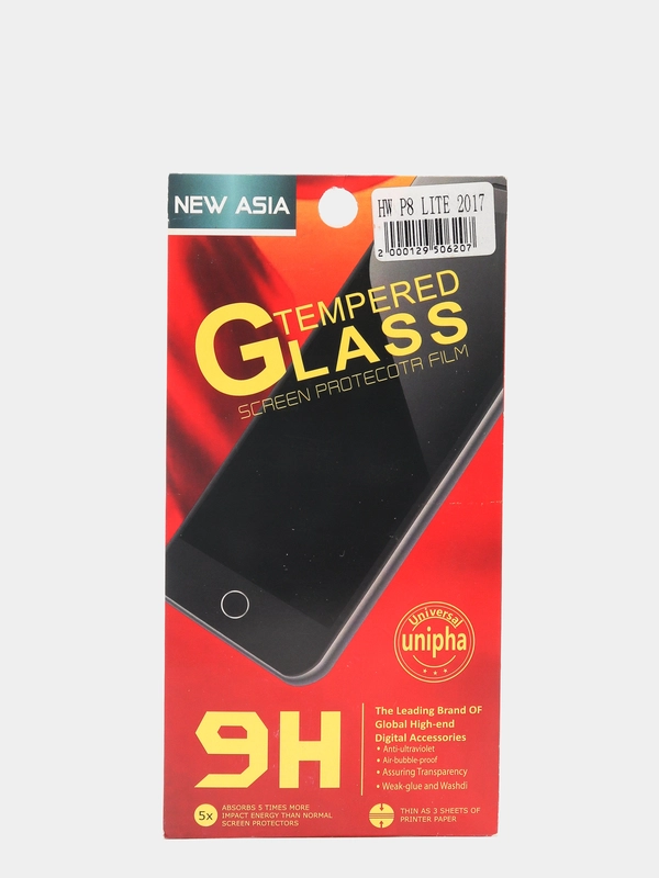 Противоударное стекло Glass для HUAWEI P8 LITE 2017г.