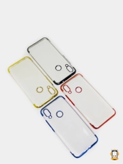 Xiaomi Redmi 7, Сяоми Редми 7 чехол прозрачный силиконовый с глянцевой рамкой