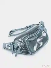 Голубой яркие поясные сумки