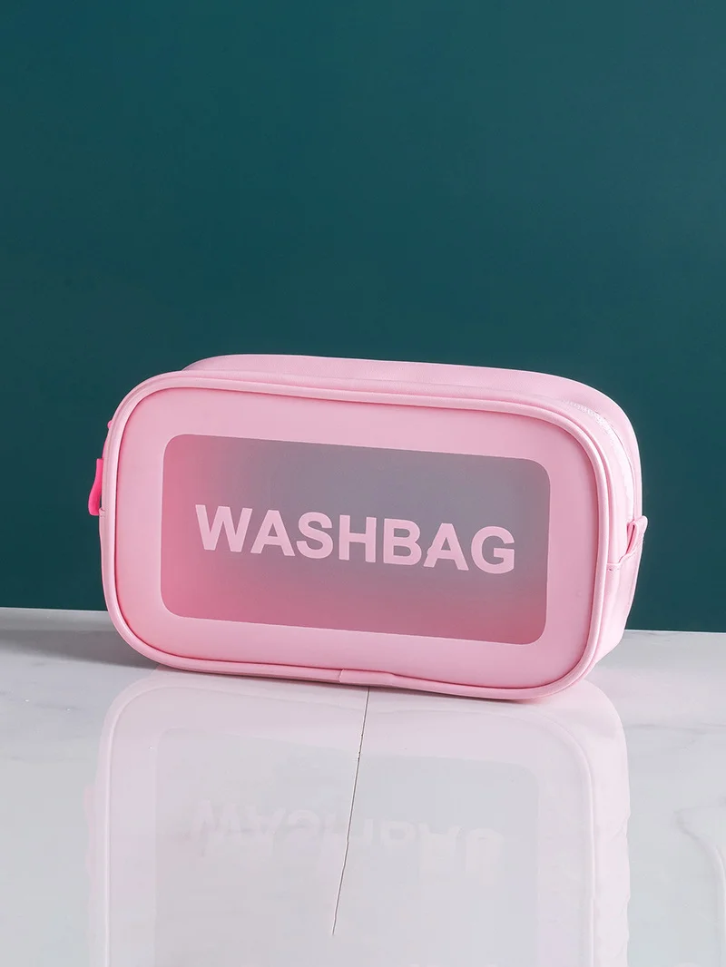 Конфетный косметичка дорожная Washbag, водонепроницаемая, прозрачная, сумка для душа и бассейна