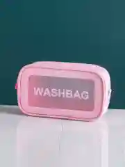 Конфетный косметичка дорожная Washbag, водонепроницаемая, прозрачная, сумка для душа и бассейна