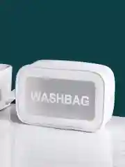 Белый косметичка дорожная Washbag, водонепроницаемая, прозрачная, сумка для душа и бассейна