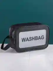 Угольный косметичка дорожная Washbag, водонепроницаемая, прозрачная, сумка для душа и бассейна