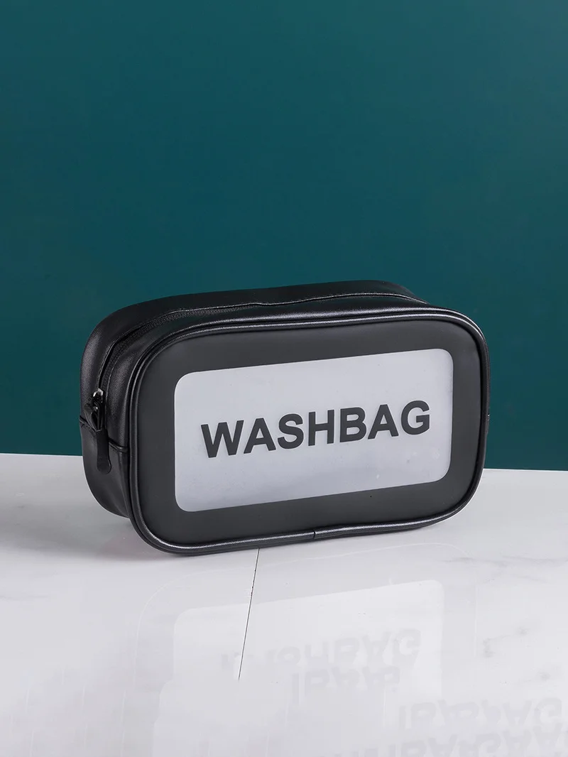 Серый косметичка дорожная Washbag, водонепроницаемая, прозрачная, сумка для душа и бассейна