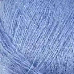 Голубой шапка женская вязаная, с отворотом, на весну и осень