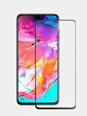 Защитное стекло 30D для Samsung A60, полная поклейка