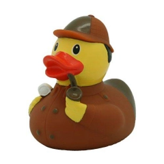 Игрушка для купания сувенир Funny Ducks "Детектив уточка", 1883