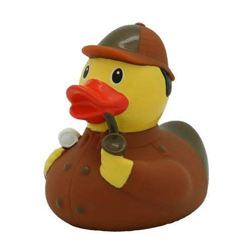 Игрушка для купания сувенир Funny Ducks "Детектив уточка", 1883