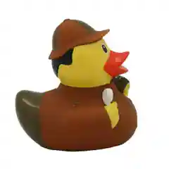 Игрушка для купания сувенир Funny Ducks "Детектив уточка", 1883