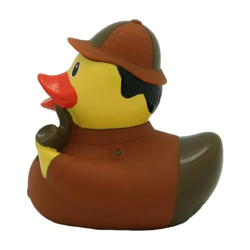 Игрушка для купания сувенир Funny Ducks "Детектив уточка", 1883