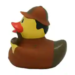 Игрушка для купания сувенир Funny Ducks "Детектив уточка", 1883