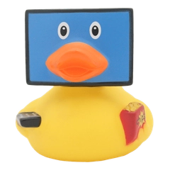 Игрушка для купания, сувенир Funny Ducks "Зомбоящик уточка", 1907