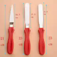 Лопатки кондитерские, 3 штуки