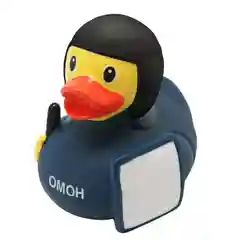 Игрушка для купания сувенир Funny Ducks "Уточка омоновец", 1884