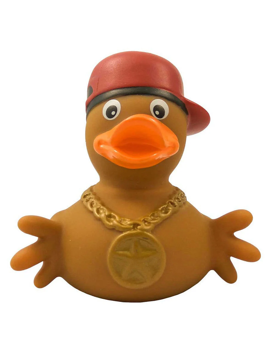 Игрушка для купания сувенир Funny Ducks "Рэпер уточка", 1879