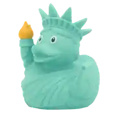 Игрушка для купания сувенир Funny Ducks "Статуя свободы уточка", 1991