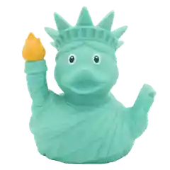 Игрушка для купания сувенир Funny Ducks "Статуя свободы уточка", 1991