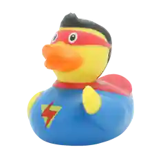 Игрушка для купания сувенир Funny Ducks "Уточка Супер Он", 1809