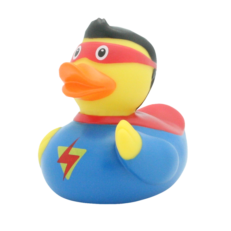 Игрушка для купания сувенир Funny Ducks "Уточка Супер Он", 1809