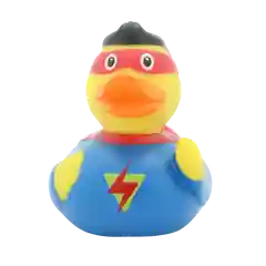 Игрушка для купания сувенир Funny Ducks "Уточка Супер Он", 1809