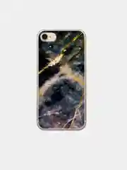 Черный мраморный чехол для iPhone 7 / 8
