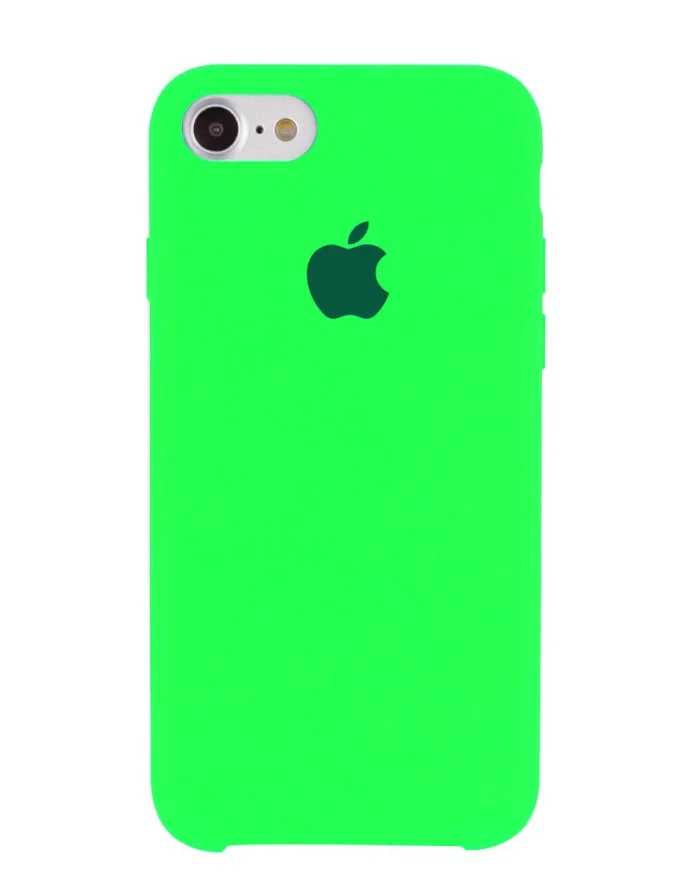 Лайм чехол Silicone case для iPhone 7/ 8/ SE 2020, силиконовый