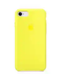 Желтый чехол Silicone case для iPhone 7/ 8/ SE 2020, силиконовый
