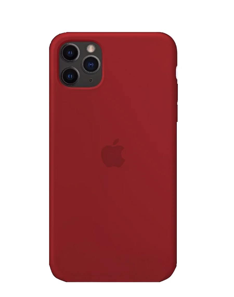 Пурпурный чехол iPhone 11, 11 Pro, 11 Pro Max, 20 цветов, силиконовый Silicone case