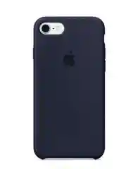 Темно-синий чехол Silicone case для iPhone 7/ 8/ SE 2020, силиконовый