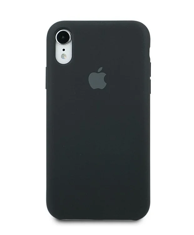 Черный чехол Apple iPhone XR силиконовый, Silicone Case